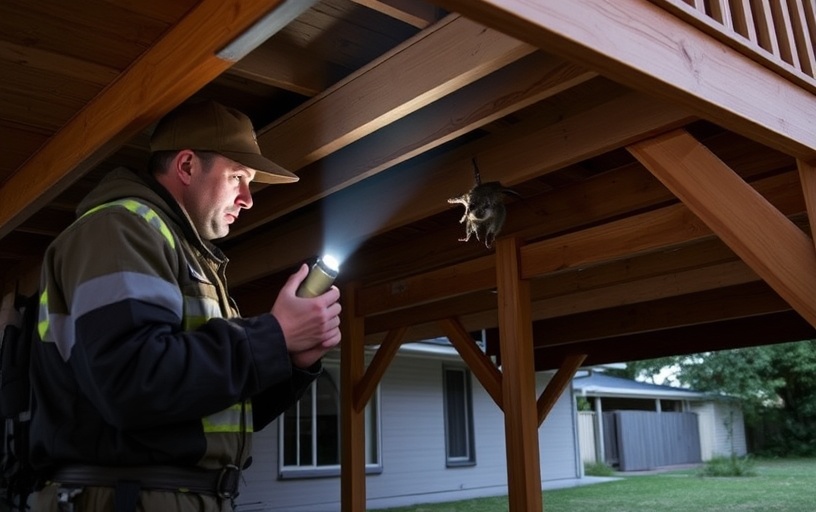 Under Deck Possum Removal in Kilsyth